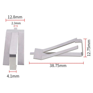 Planet Gates Creality 4PCS 3D Printer Parts Stainless Steel Glass Heated Bed Clips Clamp Holder Heatbed Clip For Ender 3 V2 Ender3 Pro CR-10S