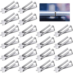 Planet Gates Creality 4PCS 3D Printer Parts Stainless Steel Glass Heated Bed Clips Clamp Holder Heatbed Clip For Ender 3 V2 Ender3 Pro CR-10S