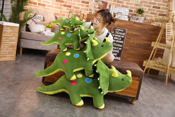 Planet Gates Creative Big Plush Soft Triceratops Stegosaurus Plush Toy Dinosaur Doll Stuffed Toy Kids Dinosaurs Toy Birthday Gifts