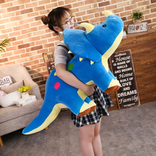 Planet Gates Creative Big Plush Soft Triceratops Stegosaurus Plush Toy Dinosaur Doll Stuffed Toy Kids Dinosaurs Toy Birthday Gifts