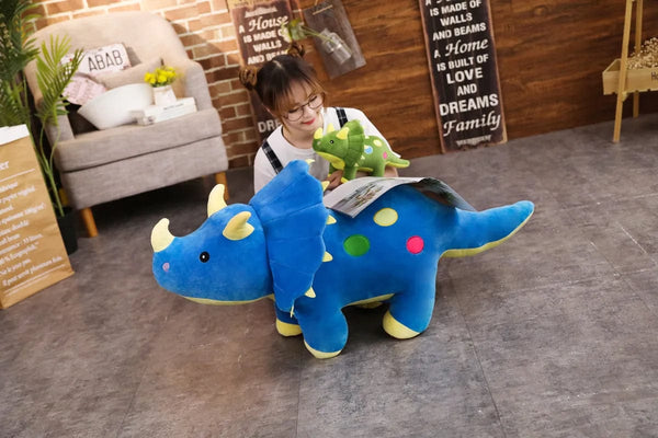 Planet Gates Creative Big Plush Soft Triceratops Stegosaurus Plush Toy Dinosaur Doll Stuffed Toy Kids Dinosaurs Toy Birthday Gifts
