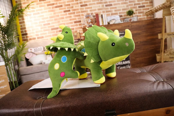 Planet Gates Creative Big Plush Soft Triceratops Stegosaurus Plush Toy Dinosaur Doll Stuffed Toy Kids Dinosaurs Toy Birthday Gifts