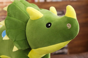 Planet Gates Creative Big Plush Soft Triceratops Stegosaurus Plush Toy Dinosaur Doll Stuffed Toy Kids Dinosaurs Toy Birthday Gifts