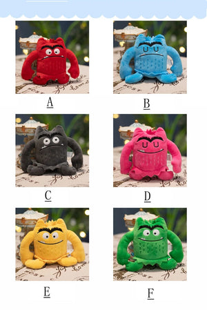 Planet Gates Creative Colorful Monster Throw Pillow Dolls Stuffed Toys Super Soft Office Chair Cushion Home Decor Girls Kids Birthday Gifts