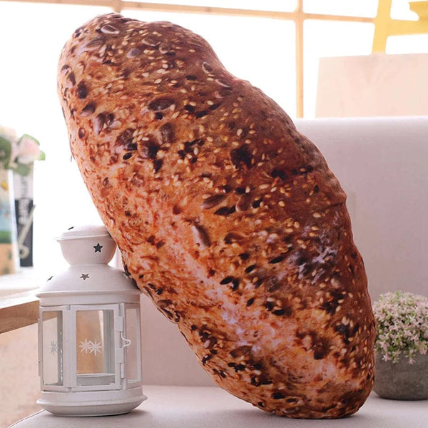 Planet Gates Creative Simulational Plush Bread Burger Shape Pillow Funny Food Nap Pillow And Cushion Kids Toy Birthday Gift 50cm/55cm
