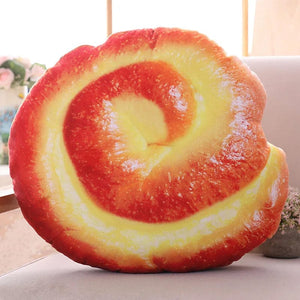 Planet Gates Creative Simulational Plush Bread Burger Shape Pillow Funny Food Nap Pillow And Cushion Kids Toy Birthday Gift 50cm/55cm