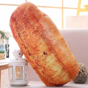 Planet Gates Creative Simulational Plush Bread Burger Shape Pillow Funny Food Nap Pillow And Cushion Kids Toy Birthday Gift 50cm/55cm