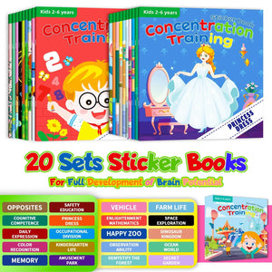 Planet Gates Creative Sticker Book Game Montessori Reusable Multiple Scenarios Cartoon DIY Puzzle Educational Learning Classic Toys For Kids