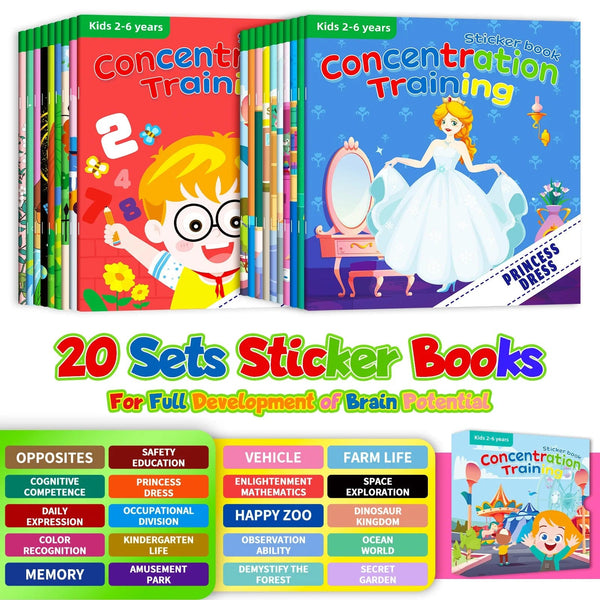 Planet Gates Creative Sticker Book Game Montessori Reusable Multiple Scenarios Cartoon DIY Puzzle Educational Learning Classic Toys For Kids