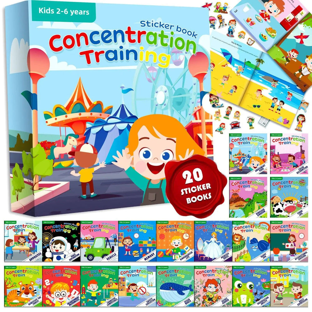 Planet Gates Creative Sticker Book Game Montessori Reusable Multiple Scenarios Cartoon DIY Puzzle Educational Learning Classic Toys For Kids