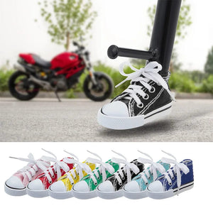 Planet Gates Creative Tripod Cover for Motorcycle Bicycle Side Shoe Shape Foot Support Electric Bike Tripod Decor Mini Shoes