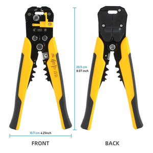 Planet Gates Crimper Cable Cutter Adjustable Automatic Wire Stripper Multifunctional Stripping Crimping Pliers Terminal Hand Tool