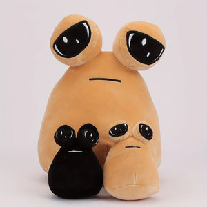 Planet Gates CRIMSON 3pcs Anime Game My Pet Alien Pou Kawaii Cartoon Plush Toys Pou Plushie Children Birthday Christmas Gifts