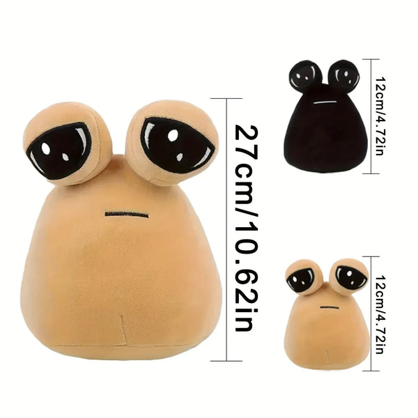 Planet Gates CRIMSON 3pcs Anime Game My Pet Alien Pou Kawaii Cartoon Plush Toys Pou Plushie Children Birthday Christmas Gifts