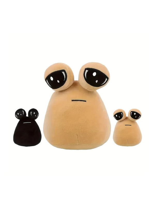 Planet Gates CRIMSON 3pcs Anime Game My Pet Alien Pou Kawaii Cartoon Plush Toys Pou Plushie Children Birthday Christmas Gifts