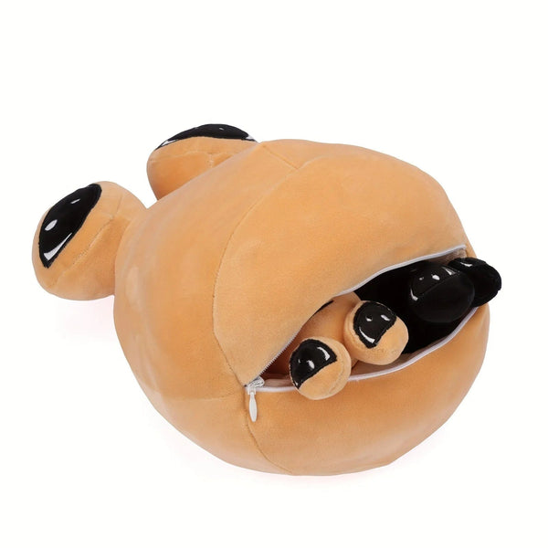 Planet Gates CRIMSON 3pcs Anime Game My Pet Alien Pou Kawaii Cartoon Plush Toys Pou Plushie Children Birthday Christmas Gifts