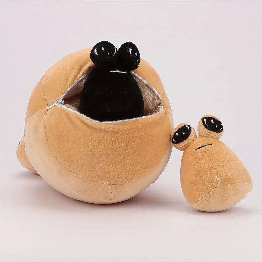 Planet Gates CRIMSON 3pcs Anime Game My Pet Alien Pou Kawaii Cartoon Plush Toys Pou Plushie Children Birthday Christmas Gifts