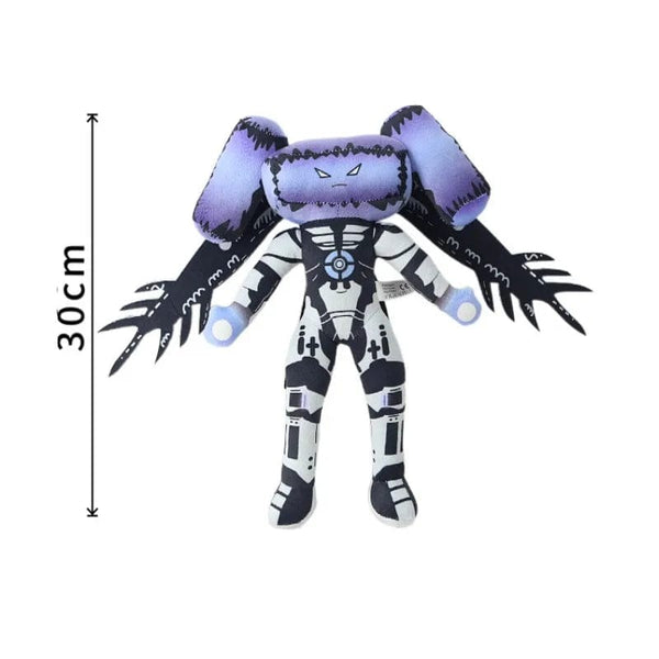 Planet Gates CRIMSON Skibidi Toilet Titans Drill Man Upgrade TV Man Woman Cameraman Drillman Speakerman Clock Speaker Man Plush Stuffed Doll Soft Toy