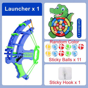 Planet Gates Crocodile x 11 Balls Montessori Throw Sport Shooting Target Sticky Ball Dartboard Basketball Board Games Educational Children Indoor Outdoor Game Toy