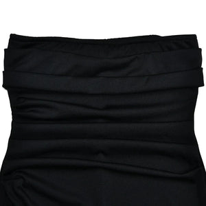 Planet Gates Cryptographic Off Shoulder Elegant High Rise Split Maxi Dress Club Outfits for Women Sexy Strapless Evening Dresses Ruched Gown