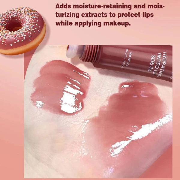 Planet Gates Crystal Dark Brown Mirror Water Lip Gloss Nude Lip Glaze Transparent Glass Oil Waterproof Liquid Lipstick Clear Tint Makeup