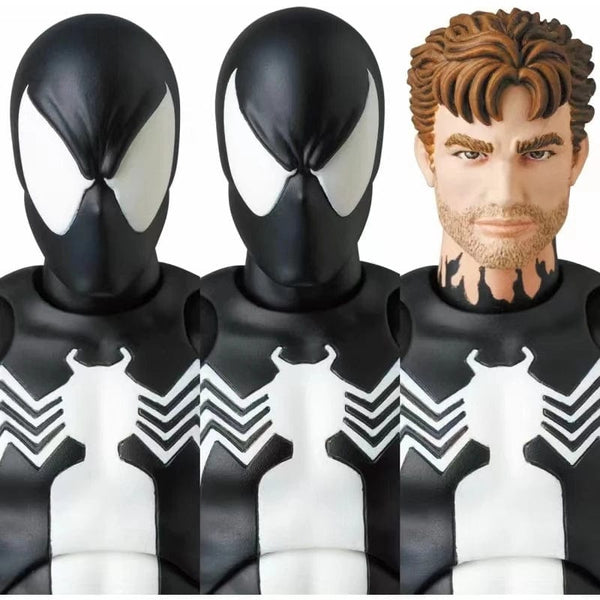 Planet Gates CT Black Spider-Man Action Figures Venom Spiderman Comic Version Mafex 147 Anime Figurine Statue Collection Model Decor Gift Toy