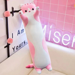 Planet Gates CTMC / 70CM Children's Toy Stuffed Animal Pillow Cute Cat Pillow Soft Plush Long Cat Pillow Birthday Gift