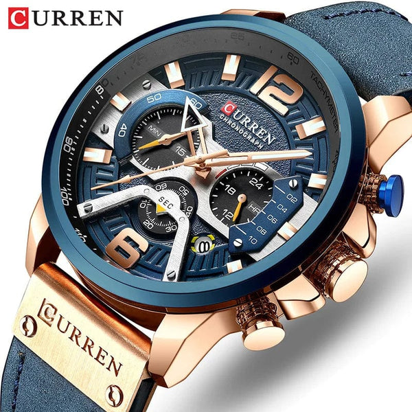 Planet Gates CURREN Luxury Brand Men Analog Leather Sports Watches Men's Army Military Watch Male Date Quartz Clock Relogio Masculino 2021