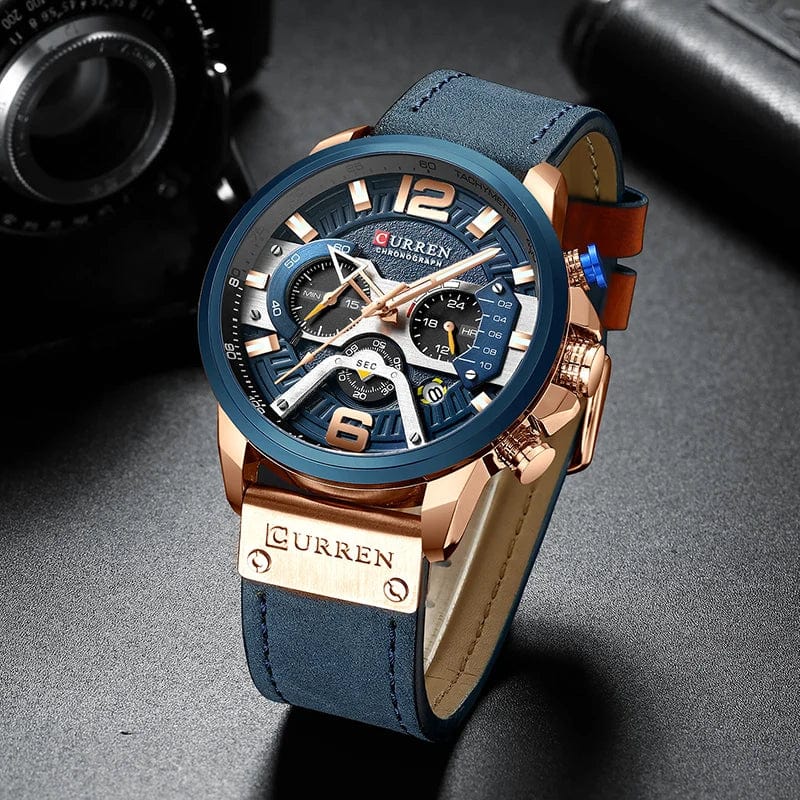 Planet Gates CURREN Luxury Brand Men Analog Leather Sports Watches Men's Army Military Watch Male Date Quartz Clock Relogio Masculino 2021