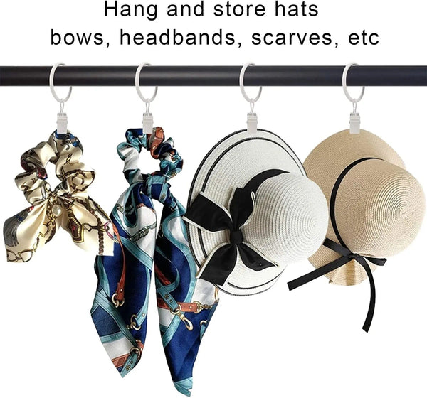 Planet Gates Curtain Hooks Hanging Clips Metal Clip Rustproof Curtain Rods holders Hangers Split Curtain Rings Buckles Eyelets Grommet Hook