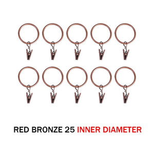 Planet Gates Curtain Hooks Hanging Clips Metal Clip Rustproof Curtain Rods holders Hangers Split Curtain Rings Buckles Eyelets Grommet Hook