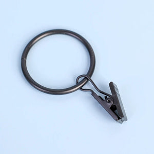 Planet Gates Curtain Hooks Hanging Clips Metal Clip Rustproof Curtain Rods holders Hangers Split Curtain Rings Buckles Eyelets Grommet Hook