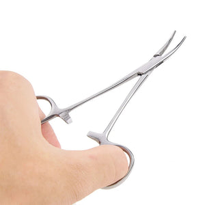 Planet Gates Curved Mouth / 18cm Hand Tool 12.5 16 18cm Hemostatic Forceps Pet Hair Clamp Fishing Locking Pliers Epilation Tools Curved/Straight Tip Cutter Tool