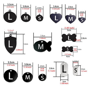 Planet Gates Custom Dog Cat ID Tag Engraved Personalized Pet Collar Charm Name Pendant Bone Keyring Necklace Puppy Accessory Dropshipping