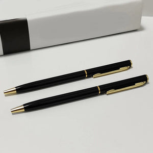 Planet Gates Custom Golden Text Ballpoint Pen Personalized Gift For School Office Logo Teacher Stationery Store Luxury Korean Product Writing