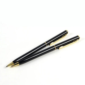 Planet Gates Custom Golden Text Ballpoint Pen Personalized Gift For School Office Logo Teacher Stationery Store Luxury Korean Product Writing