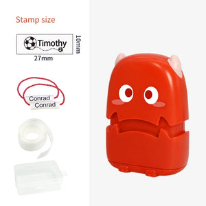 Planet Gates Custom-Made Baby Name Stamp DIY For Children Name Seal Student Clothes Chapter Not Easy To Fade Security Name Stamp Sticker