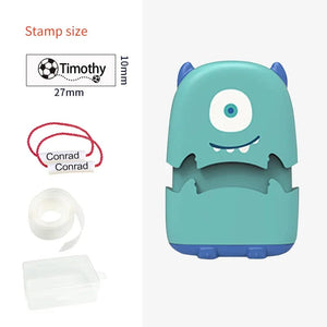 Planet Gates Custom-Made Baby Name Stamp DIY For Children Name Seal Student Clothes Chapter Not Easy To Fade Security Name Stamp Sticker