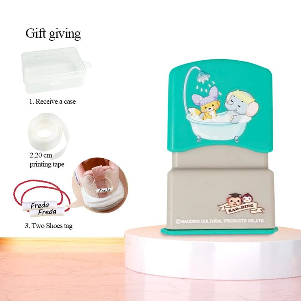 Planet Gates Custom-Made Baby Name Stamp DIY For Children Name Seal Student Clothes Chapter Not Easy To Fade Security Name Stamp Sticker