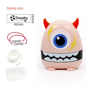 Planet Gates Custom-Made Baby Name Stamp DIY For Children Name Seal Student Clothes Chapter Not Easy To Fade Security Name Stamp Sticker