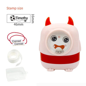 Planet Gates Custom-Made Baby Name Stamp DIY For Children Name Seal Student Clothes Chapter Not Easy To Fade Security Name Stamp Sticker
