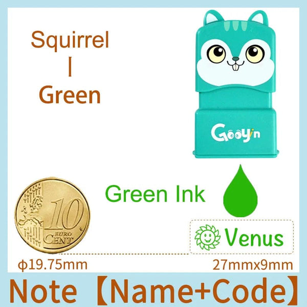 Planet Gates Custom-Made Stamp Baby Boys Girls DIY Toys For Children Customized Sticker Name Seal Student Clothes Chapter No Fade Security 01