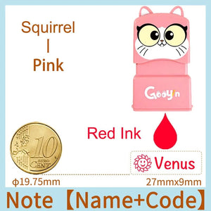 Planet Gates Custom-Made Stamp Baby Boys Girls DIY Toys For Children Customized Sticker Name Seal Student Clothes Chapter No Fade Security 01