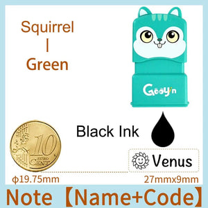 Planet Gates Custom-Made Stamp Baby Boys Girls DIY Toys For Children Customized Sticker Name Seal Student Clothes Chapter No Fade Security 01