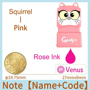 Planet Gates Custom-Made Stamp Baby Boys Girls DIY Toys For Children Customized Sticker Name Seal Student Clothes Chapter No Fade Security 01