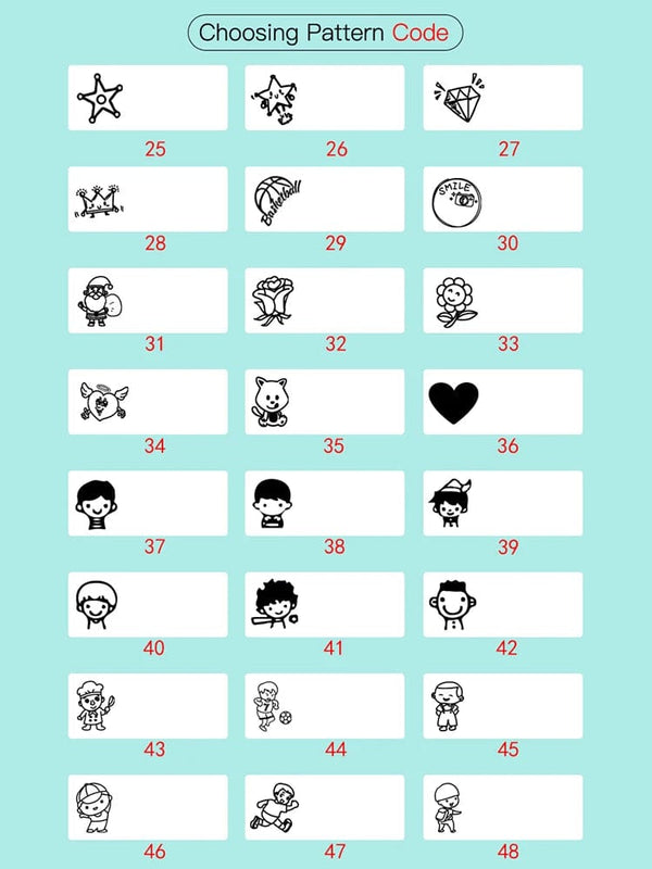 Planet Gates Custom-Made Stamp Baby Boys Girls DIY Toys For Children Customized Sticker Name Seal Student Clothes Chapter No Fade Security 01