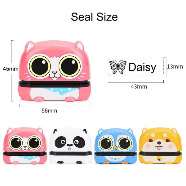 Planet Gates Custom-made Stamp Cute Cartoon Children Seal Students Large Size Washed Non - Fading Fabric And Textile Clothes Chapter