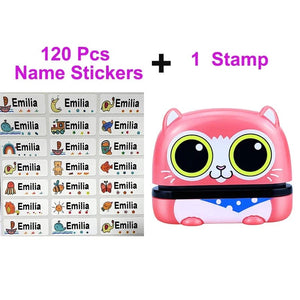 Planet Gates Custom-made Stamp Cute Cartoon Children Seal Students Large Size Washed Non - Fading Fabric And Textile Clothes Chapter