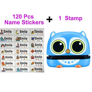 Planet Gates Custom-made Stamp Cute Cartoon Children Seal Students Large Size Washed Non - Fading Fabric And Textile Clothes Chapter