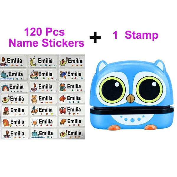 Planet Gates Custom-made Stamp Cute Cartoon Children Seal Students Large Size Washed Non - Fading Fabric And Textile Clothes Chapter
